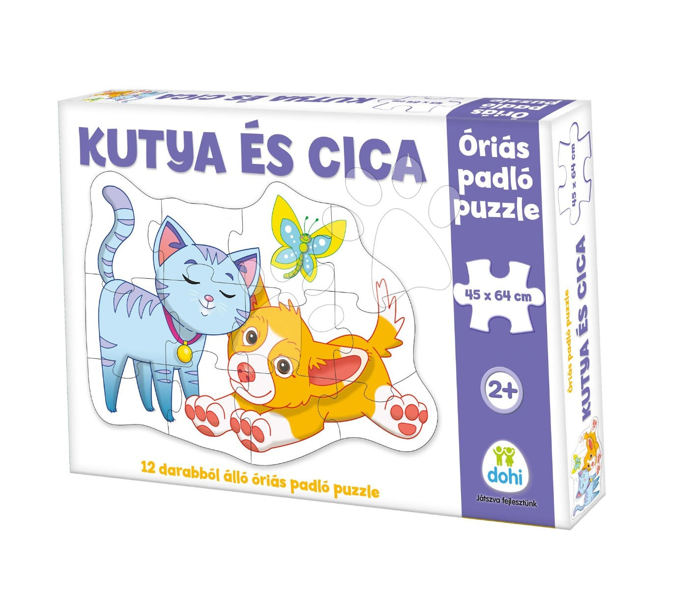 Dohany puzzle de podea gigant 2 ani+ Catel si Pisica