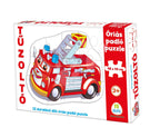 Dohany puzzle de podea gigant 2 ani+ Masina de pompieri