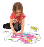 Dohany puzzle de podea gigant 2 ani+ Sirena