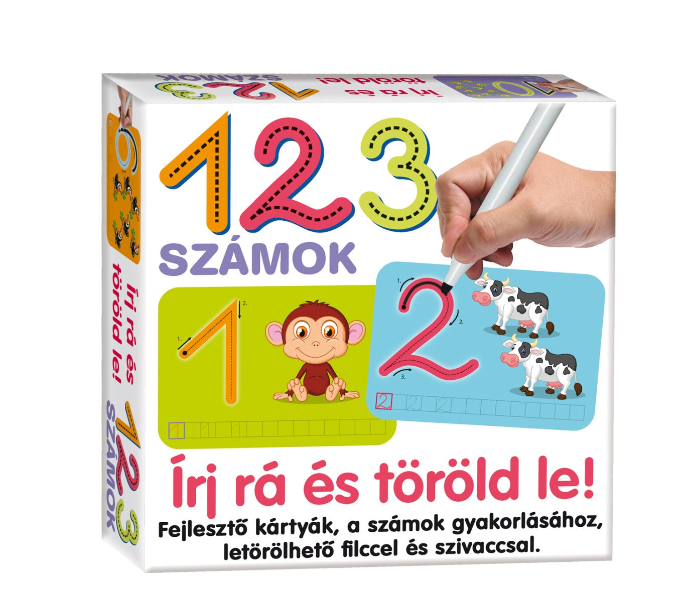 Dohany tabla didactica Scrie pe el si sterge-l! 5 ani+ Cifre