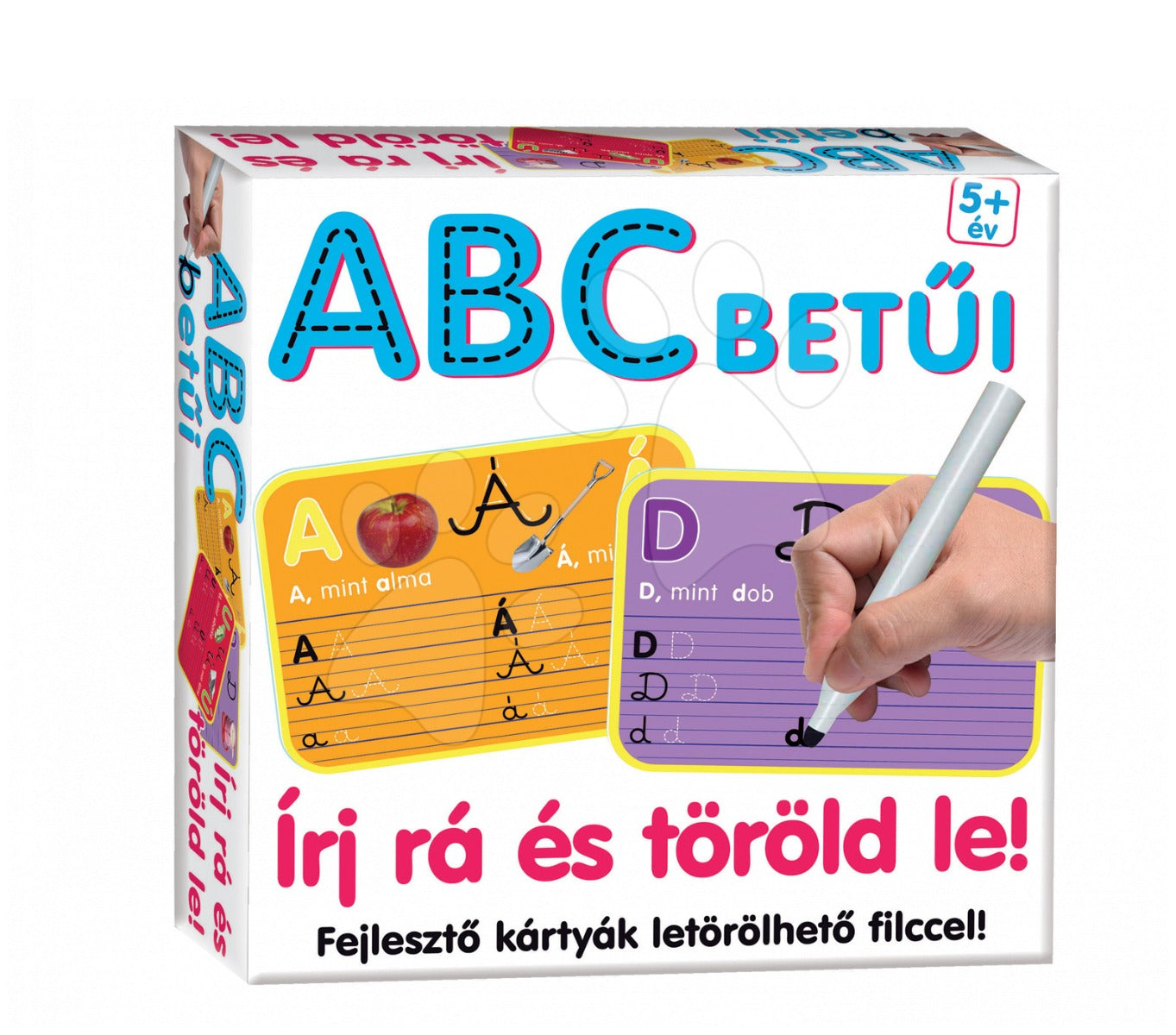 Dohany tabla didactica Scrie pe el si sterge-l! 5 ani+ Literele ABC