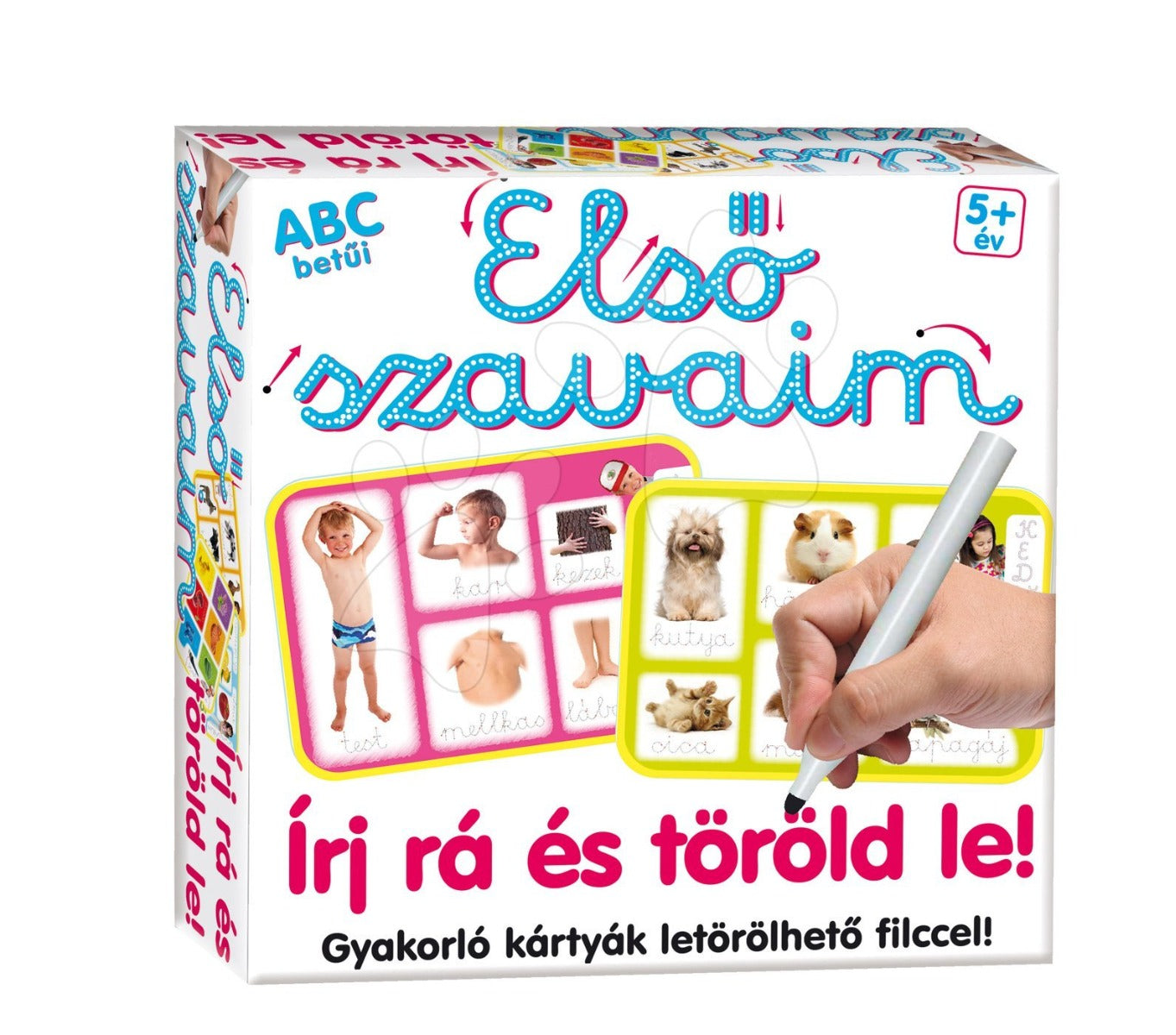 Dohany tabla didactica Scrie pe el si sterge-l! 5 ani+ Primele mele cuvinte
