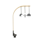 Doomoo bara din lemn cu jucarii pentru sezlongul Seat'n Swing 0m+ 