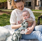 Doomoo esarfa pentru alaptat multifunctionala Mom’n Play Green