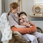 Doomoo perna pentru alaptat 2in1 Softy Tetra Jersay Terracotta