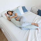 Doomoo perna pentru alaptat mare 3in1 Buddy Cloudy Kaki