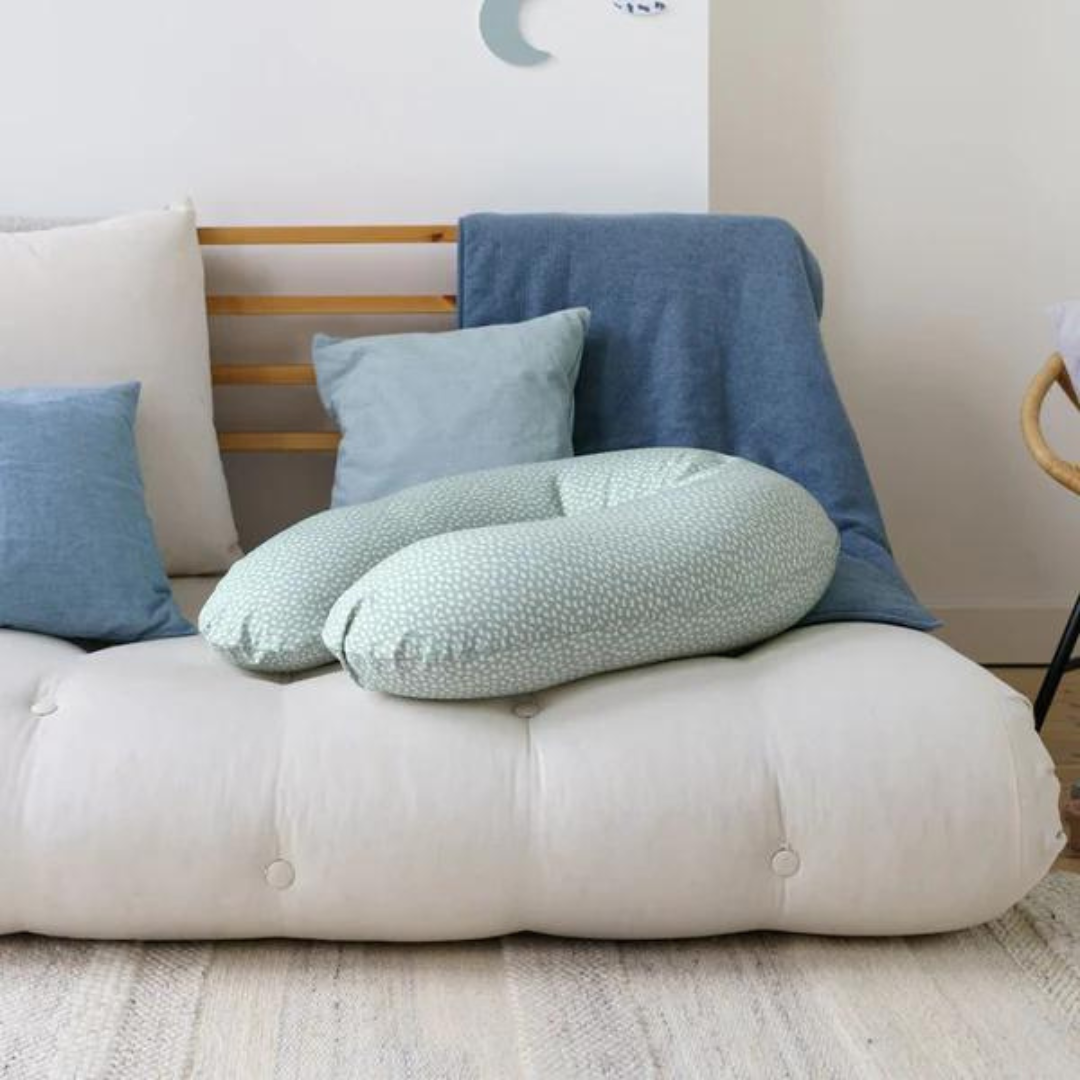 Doomoo perna pentru alaptat mare 3in1 Buddy Cloudy Kaki