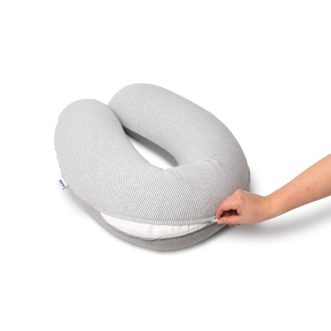 Doomoo perna pentru alaptat mare 3in1 Buddy Light Grey