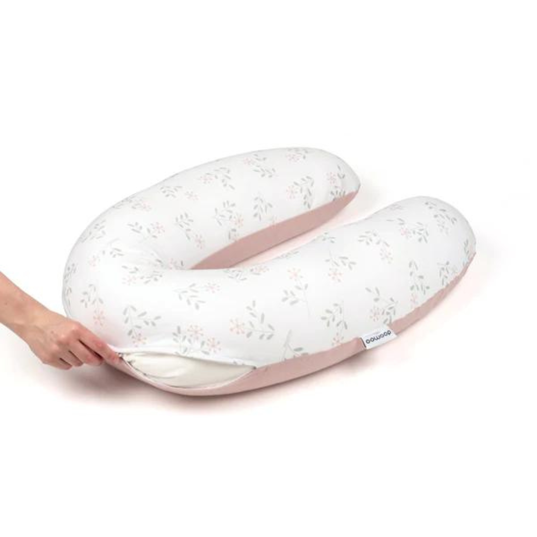 Doomoo perna pentru alaptat mare 3in1 Buddy Spring Pink