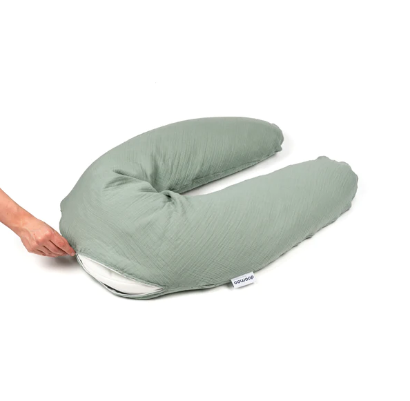Doomoo perna pentru alaptat mare 3in1 Comfy Big Tetra Green