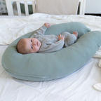 Doomoo perna pentru alaptat mare 3in1 Comfy Big Tetra Green