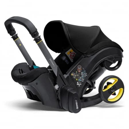 Doona scaun auto i i-Size Nitro 2in1 R129 40-85 cm Black Imagine secundară a produsului