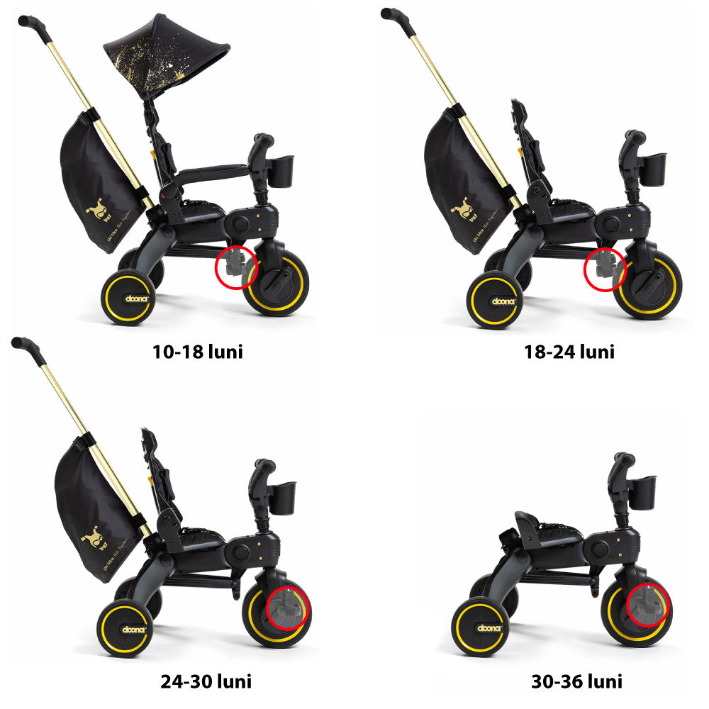 Doona tricicleta pentru copii Liki Trike 10m+
