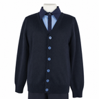 Uniforma cardigan Dorel 5-12 ani, Blue-Light Blue