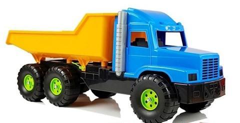 Dorex Toys camion 80 cm 3 ani+ Blue&Yellow Imagine principală a produsului