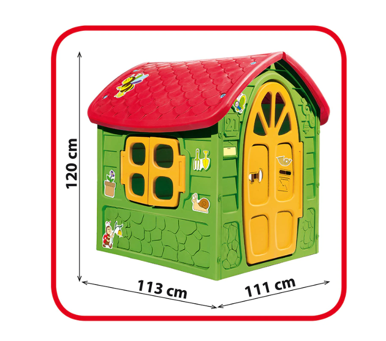 Dorex Toys casuta de joaca cu albinuta 3 ani+ Verde