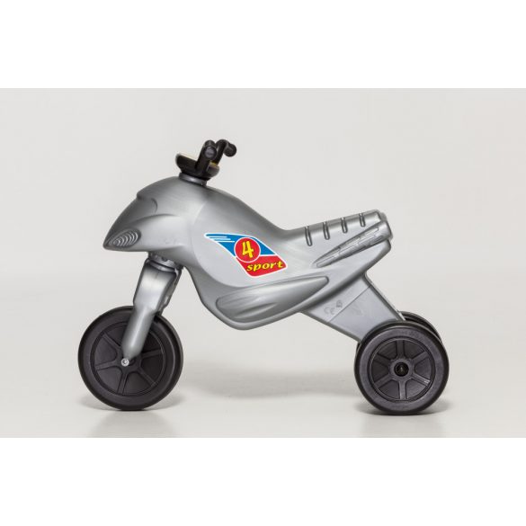 Dorex Toys motor plastic fara pedale Super Bike 4 Midi 2-4 ani Medium Grey