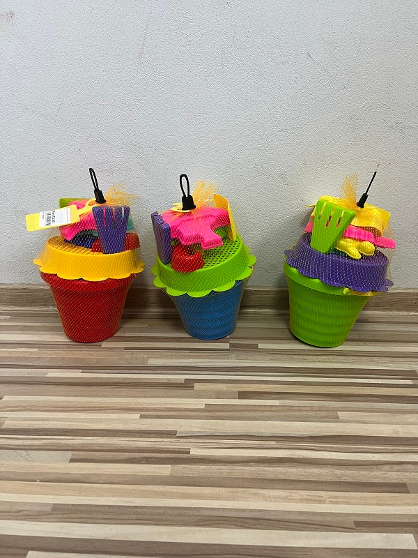 Dorex Toys set jucarie pentru nisip cu galeata 3 ani+