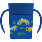 Dr. Brown's canita cu maner Cheers 360 de 200 ml 6m+ Albastru