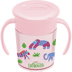 Dr. Brown's canita cu maner Cheers 360 de 200 ml 6m+ Roz 