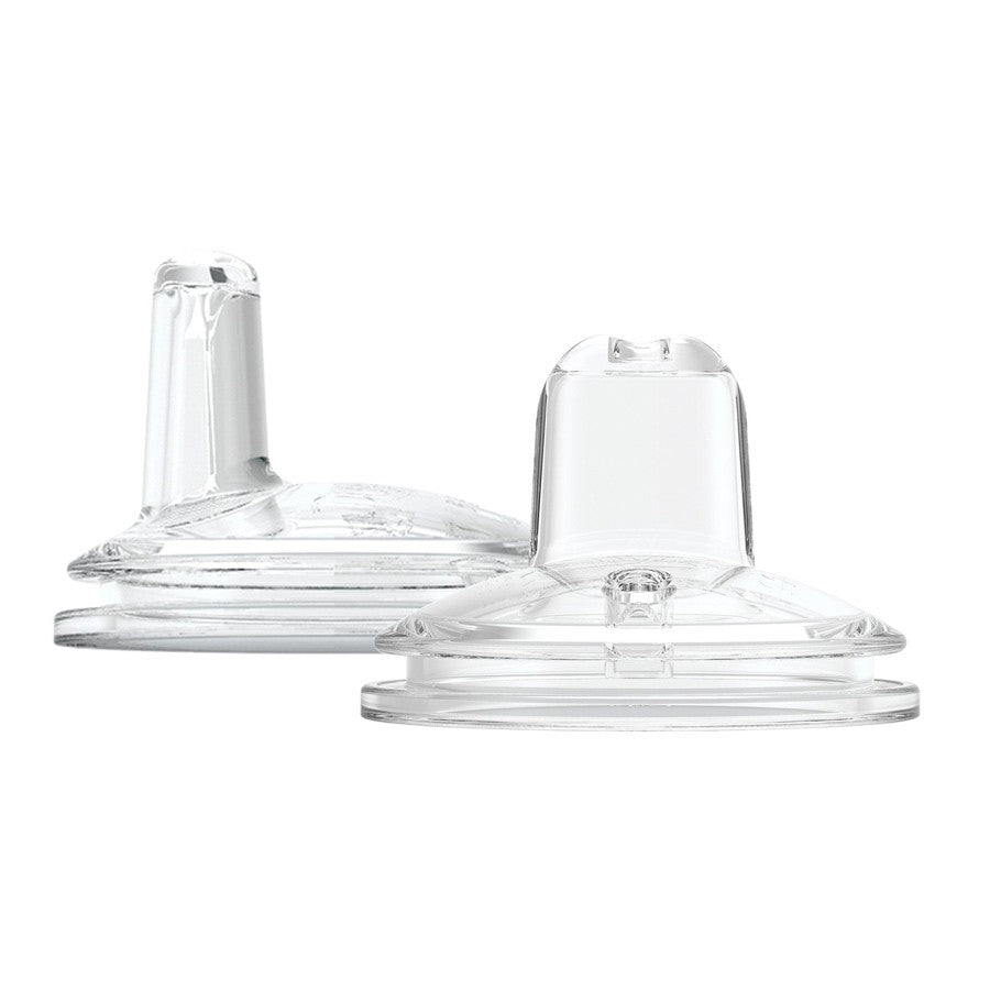 Dr. Brown's cioc silicon Options+ cu gat larg Sippy Spouts 6m+, 2 buc Imagine principală a produsului