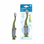 Dr.Brown's periuta de dinti Toddler Toothbrush pentru 1-4 ani, Dino verde