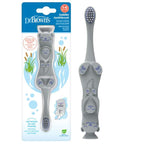Dr.Brown's periuta de dinti Toddler Toothbrush pentru 1-4 ani, Vidra gri