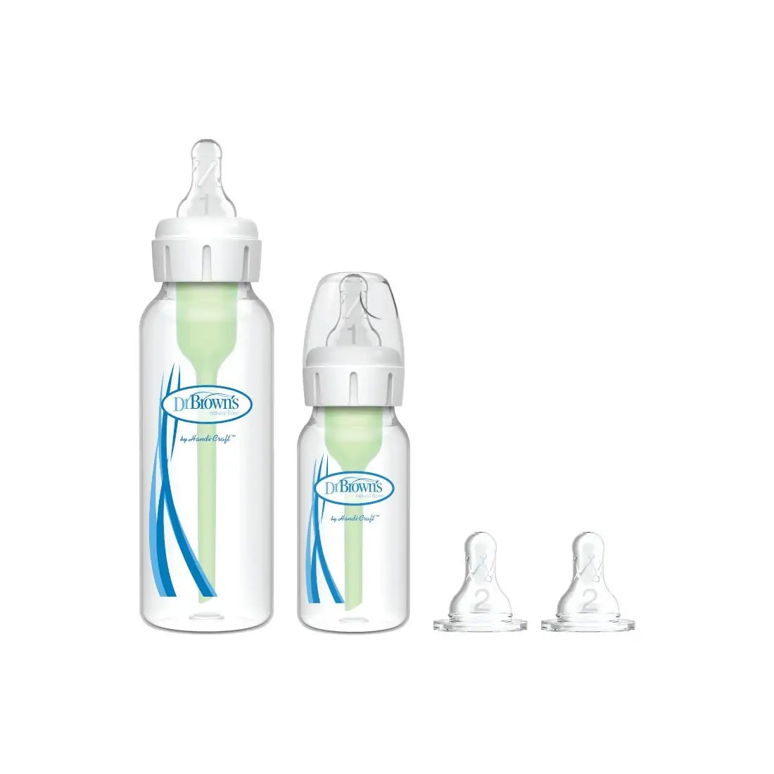 Dr. Brown's set biberoane gat ingust Options+ 0m+
