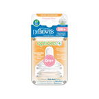 Dr. Brown's tetina silicon Options+ cu gat larg Preemie Flow 0m+