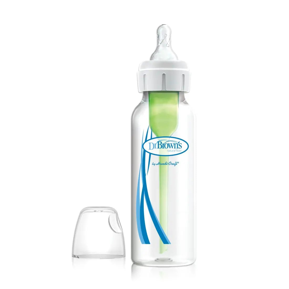 Dr. Brown's biberon PP anti-colici cu gat ingust Options+ 250 ml 1/0m+