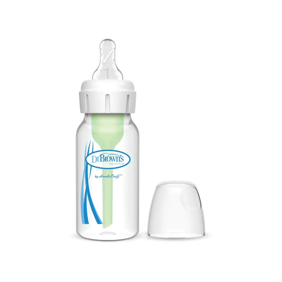 Dr. Brown's Medical biberon PP gat ingust 120 ml cu sistem special de hranire 0m+ Imagine secundară a produsului