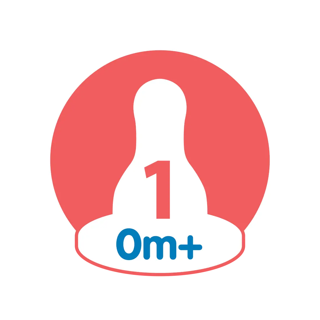 Dr. Brown's tetina silicon gat ingust 1/0m+ 2 buc