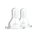 Dr. Brown's tetina silicon gat ingust 1/0m+ 2 buc