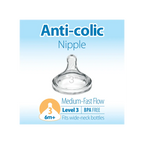 Dr. Brown's tetina silicon Options+ cu gat larg 3/6m+ 2 buc