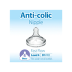 Dr. Brown's tetina silicon Options+ cu gat larg 4/9m+ 2 buc