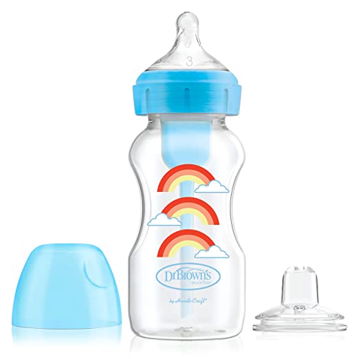 Dr. Brown's biberon Options+ Sippy Bootle gat larg + cioc 270  01 Imagine principală a produsului
