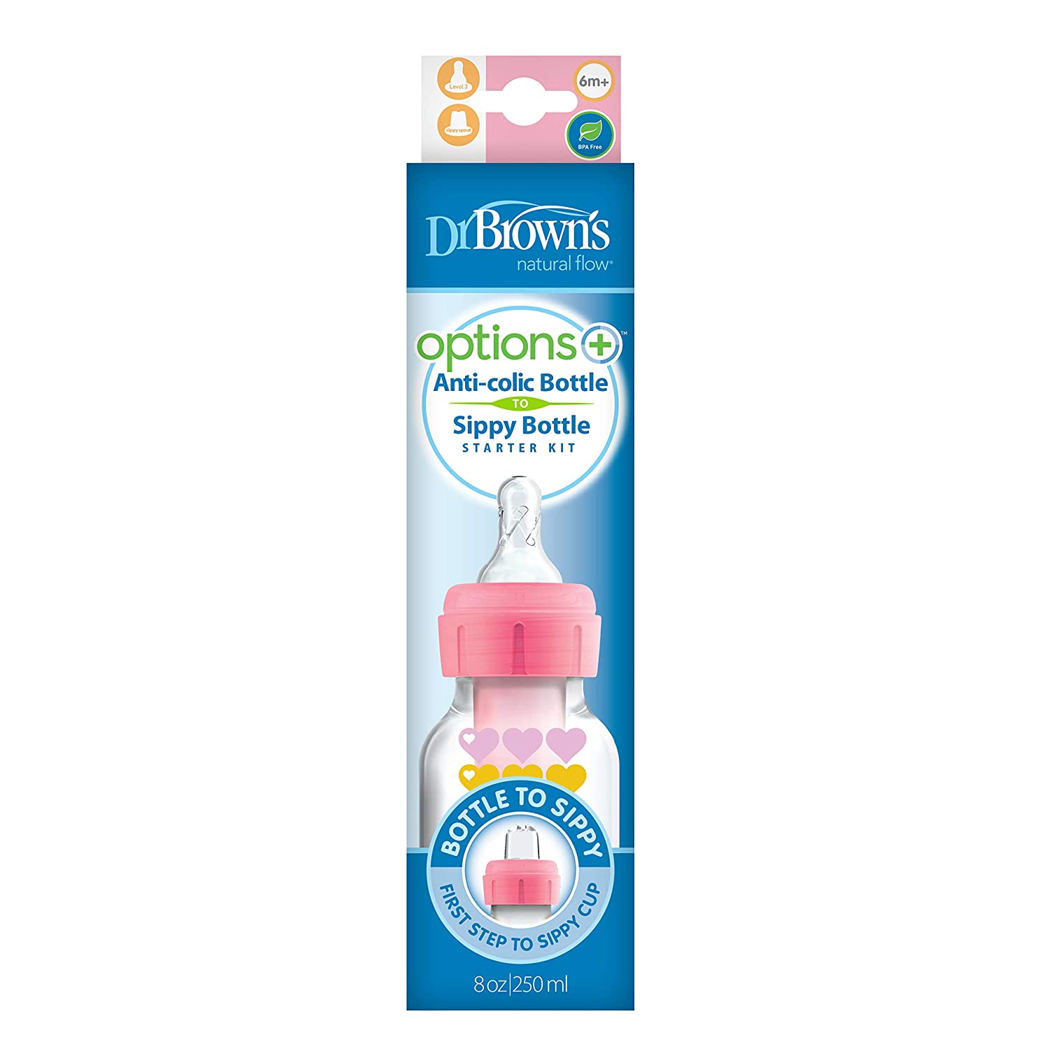 Dr. Brown's biberon Options+ Sippy Bootle standard + cioc 02