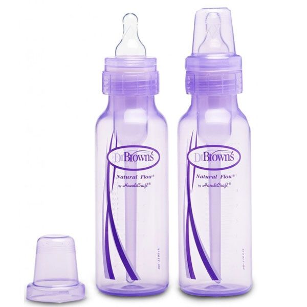 Dr. Brown's biberon Options standard 250 ml tetina 10m+ 2 buc, Mov
