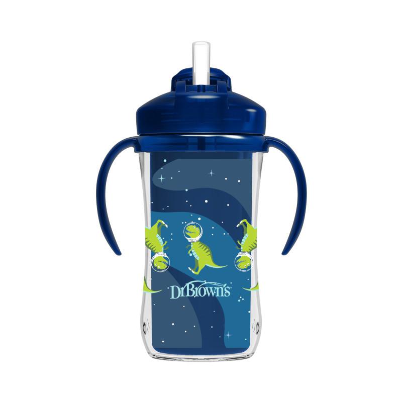 Dr. Brown's cana cu pai si maner Insulated Straw Cup 01 Imagine principală a produsului