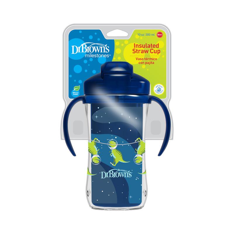 Dr. Brown's cana cu pai si maner Insulated Straw Cup 02