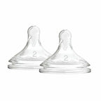Dr. Brown's tetina silicon Options+ cu gat larg  nivel 2 3m+ 01
