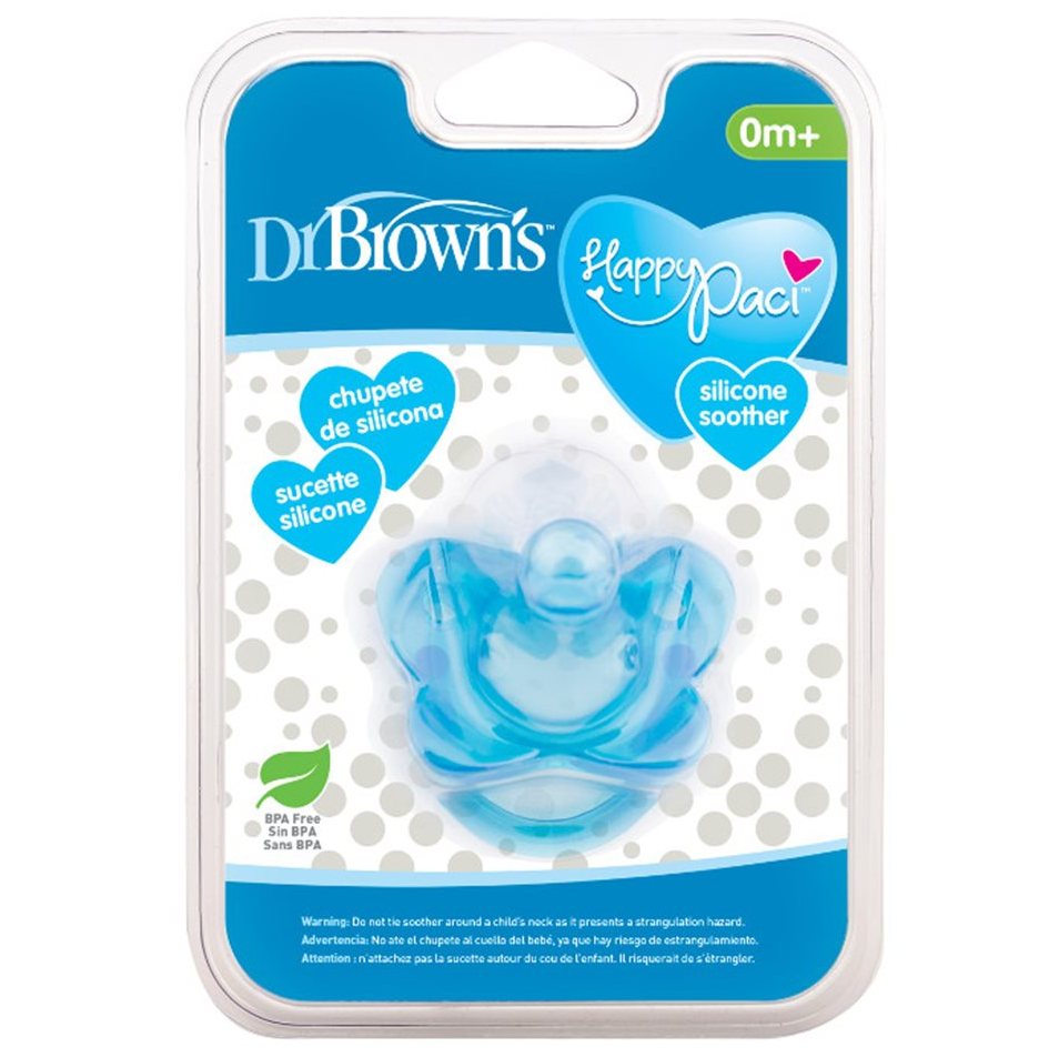 Dr.Brown's suzeta complet din silicon 0m+