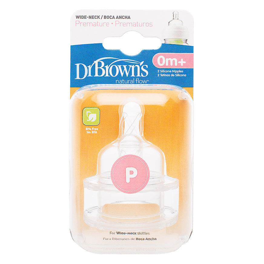 Dr.Brown's Tetine silicon cu gat larg P/0m+ 03