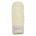 Soffi Baby Prosop cu gluga si aplicatii 80x80 cm 0m+ Crem 03