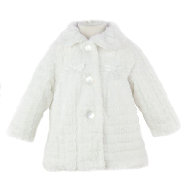 Soffi Baby palton blana fetite marimea 62-80