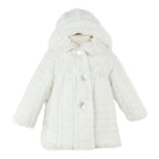 Soffi Baby palton blana fetite marimea 62-80, Alb 01