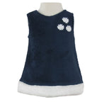Soffi Baby rochie Craciunita pentru fetite Alege marimeaa 62-80, Bleumarin 01