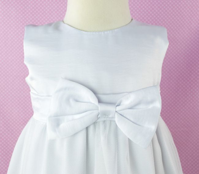 Soffi Baby rochie fete Bella, marimea 62-80, Alb