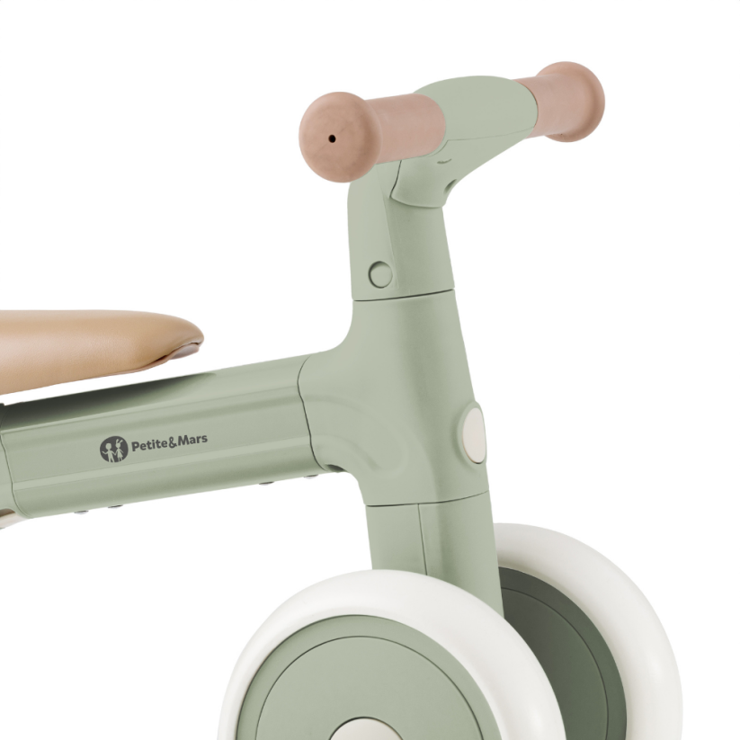 Petite&Mars bicicleta de echilibru multifunctionala 3in1 BINGO 12m+ Sage Leaf