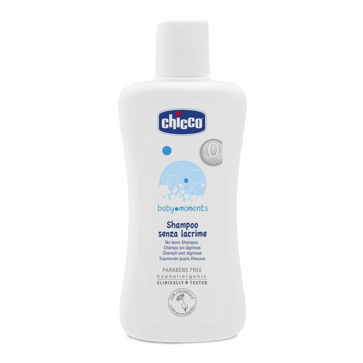 Chicco Sampon Fara Lacrimi Baby Moments de 200ml 0m+ Imagine principală a produsului